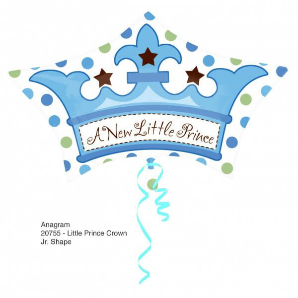 Μπαλόνι foil anagram Σχήμα A new little Prince crown 61εκ Χ 38εκ Ύψος