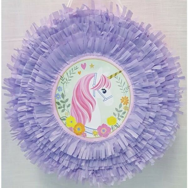 Πινιάτα Χειροποίητη Μονόκερος Unicorn Τύμπανο