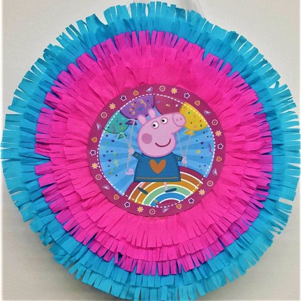 Πινιάτα Χειροποίητη  Peppa Pig Τύμπανο