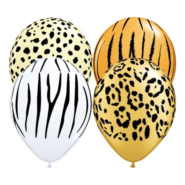 Μπαλόνια Λάτεξ Safari Assortment 11'' / τμχ
