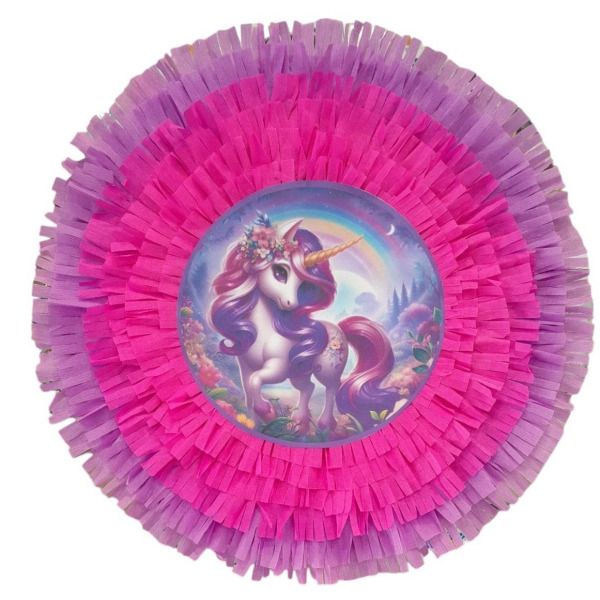 Πινιάτα Χειροποίητη Μονόκερος Unicorn Τύμπανο