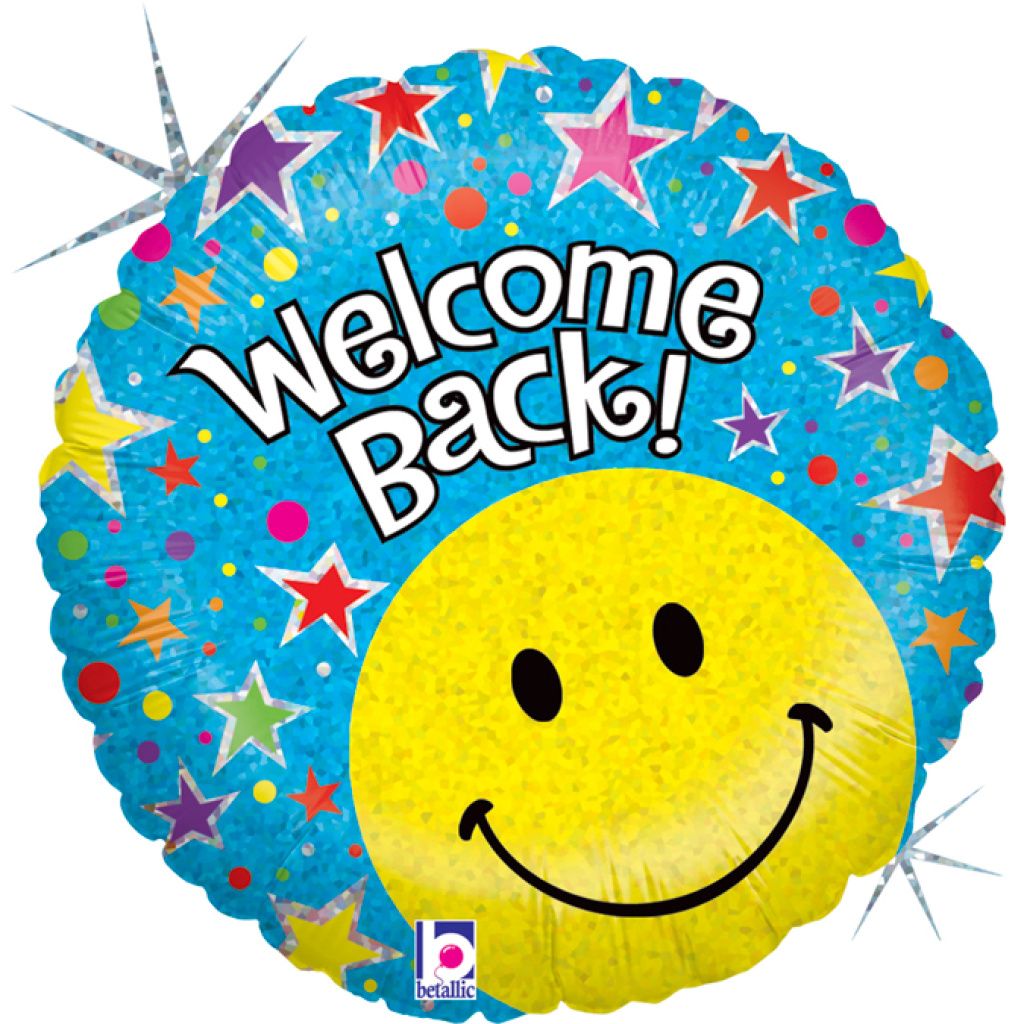 Μπαλόνι Foil Στρογγυλό 18" Welcome Back 46εκ
