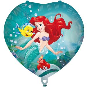Μπαλόνι Foil 18" Little Mermaid Ariel Σχήμα Καρδιά / 46 εκ