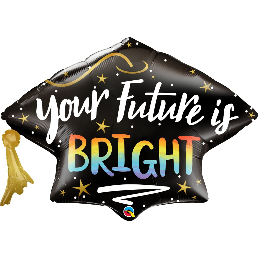 Μπαλόνι Foil Καπέλο Αποφοίτησης Your Future Is Bright 41'' / 104 εκ