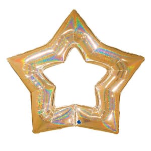 Μπαλόνι Foil 48'' Xρυσό Linky αστέρι
