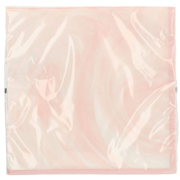Χαρτοπετσέτες 33 x 33εκ "Marble Pink" - Συσκ. 20 τεμ - Image 2