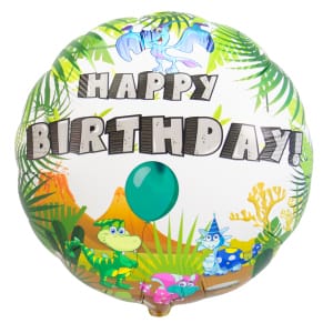 Μπαλόνι Foil 18″ Happy Birthday Δεινόσαυροι 45εκ