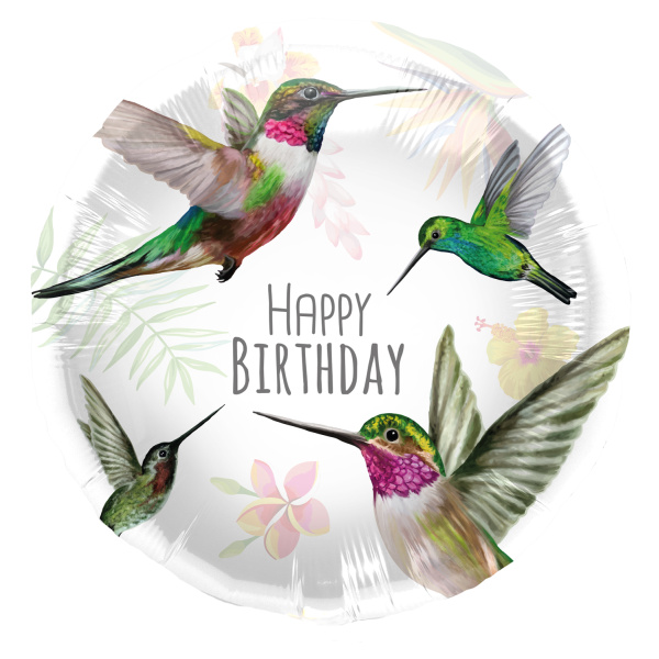 Μπαλόνι Foil 18″ Happy Birthday Kolibri 45εκ