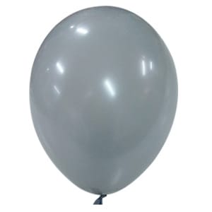Μπαλόνι Latex Μονόχρωμο Γκρι Ματ 33εκ.