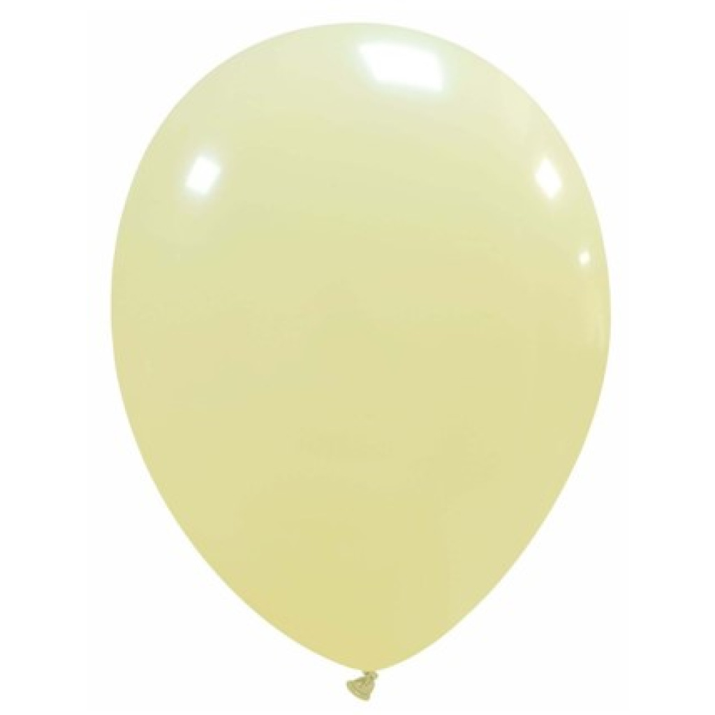Μπαλόνι Latex Μονόχρωμο Ιβουάρ Ματ 33εκ.