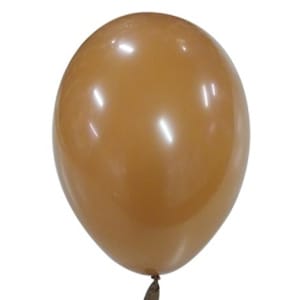 Μπαλόνι Latex Μονόχρωμο Καφέ Μόκα Ματ 33εκ.