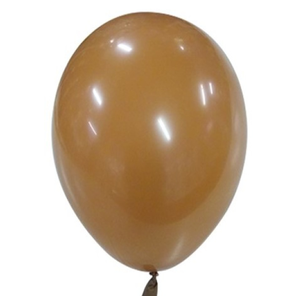 Μπαλόνι Latex Μονόχρωμο Καφέ Μόκα Ματ 33εκ.