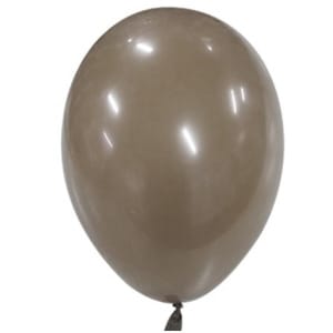 Μπαλόνι Latex Μονόχρωμο Καφέ Σκούρο Ματ 33εκ.