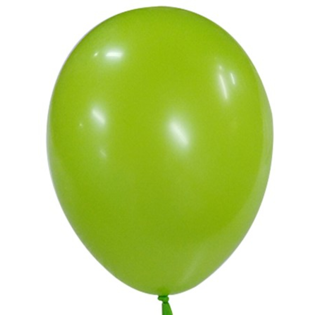 Μπαλόνι Latex Μονόχρωμο Λαχανί Ματ 33εκ.
