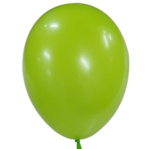 Μπαλόνι Latex Μονόχρωμο Λαχανί Ματ 33εκ.