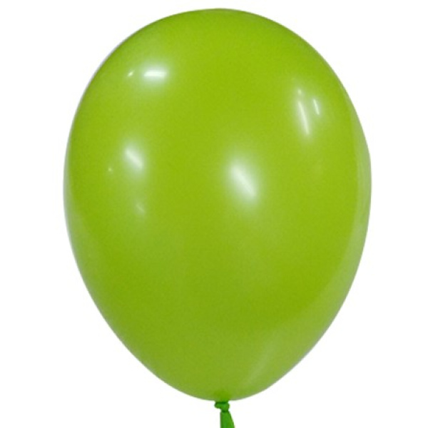 Μπαλόνι Latex Μονόχρωμο Λαχανί Ματ 33εκ.