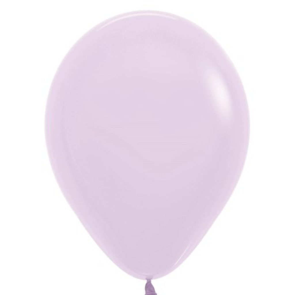 Μπαλόνι Latex Μονόχρωμο Λιλά Παστέλ 33εκ.