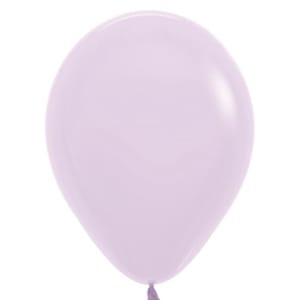 Μπαλόνι Latex Μονόχρωμο Λιλά Παστέλ 33εκ.