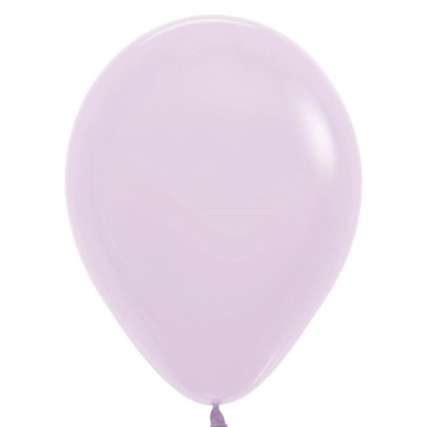 Μπαλόνι Latex Μονόχρωμο Λιλά Παστέλ 33εκ.