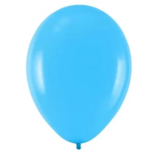 Μπαλόνι Latex Μονόχρωμο Σιελ Ματ 33εκ.