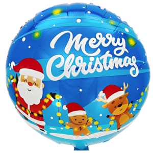 Μπαλόνι Foil 18″ Merry Christmas ‘Η παρέα του Άη Βασίλη’