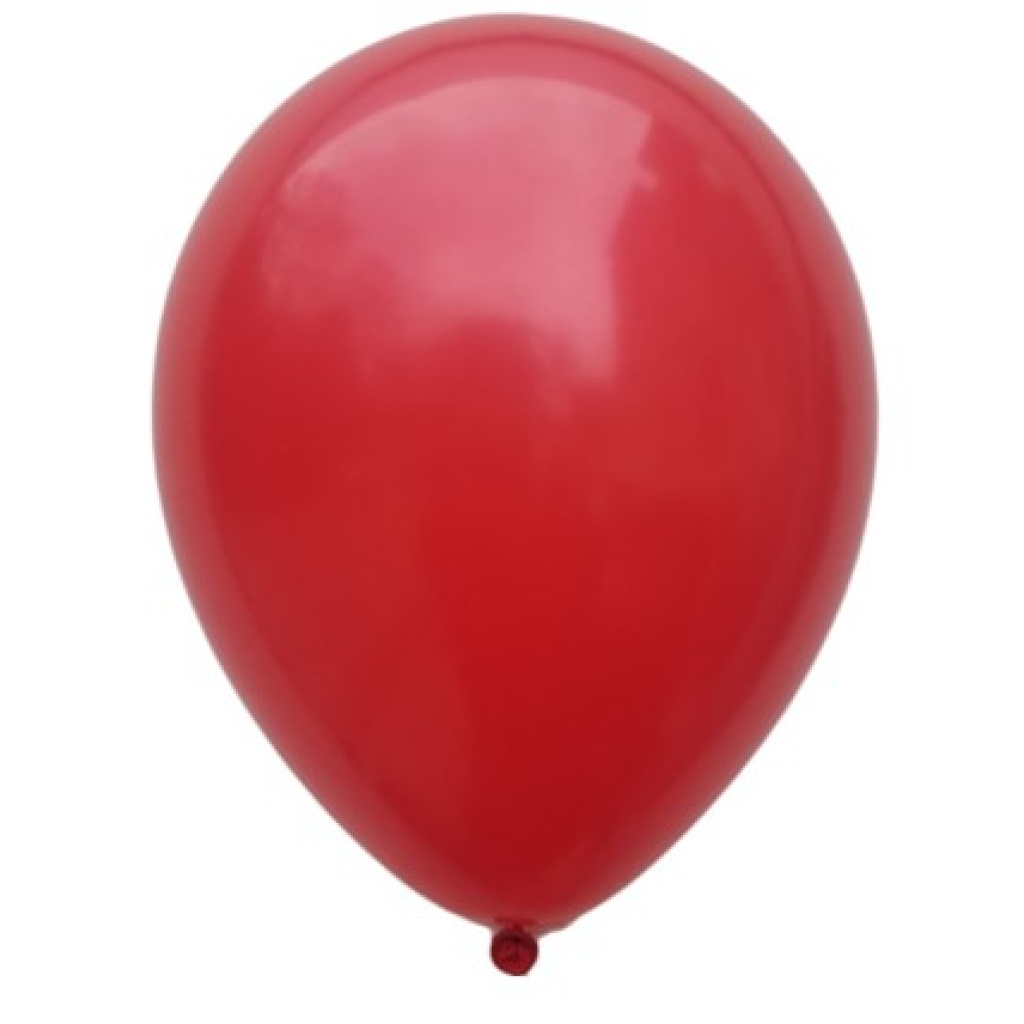 Μπαλόνι Latex Μονόχρωμο Κόκκινο Ματ 33εκ.