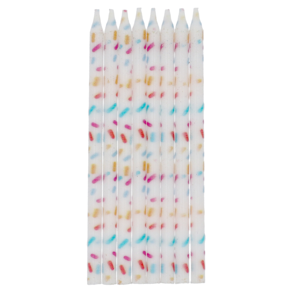 Κεριά Cosy Sprinkles 10 εκ - Συσκ. 24 τεμ