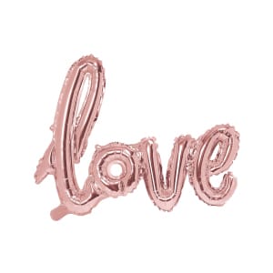 Μπαλόνι Foil γράμματα "Love"  Rose Gold 73x59εκ