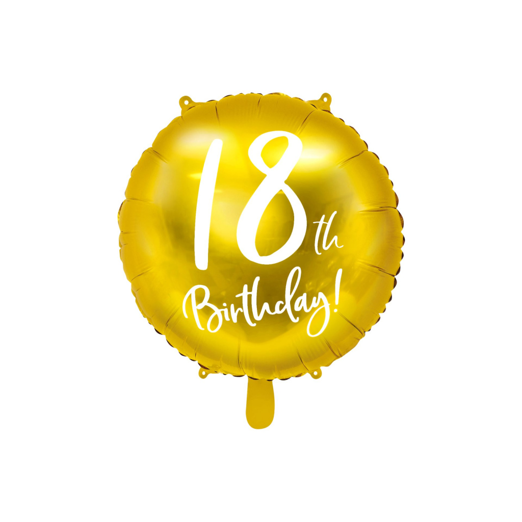 Μπαλόνι Foil 18th Birthday 45 εκ διάμετρος