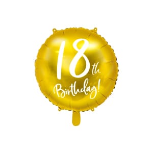 Μπαλόνι Foil 18th Birthday 45 εκ διάμετρος