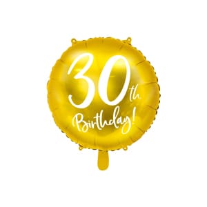 Μπαλόνι Foil 30th Birthday 45 εκ διάμετρος