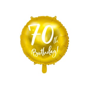 Μπαλόνι Foil 70th Birthday 45 εκ διάμετρος