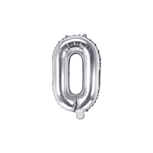 Μπαλόνι Foil Γράμμα “O” Ασημί 35 Εκ. Ύψος