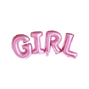 Μπαλόνι Foil γράμματα "Girl"  Ροζ 67 x 29 εκ.