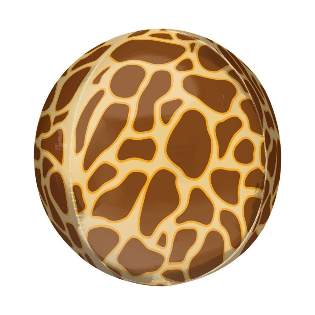 Μπαλόνι foil Orbz Giraffe καμηλοπάρδαλη 38εκ x 40εκ