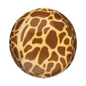 Μπαλόνι foil Orbz Giraffe καμηλοπάρδαλη 38εκ x 40εκ