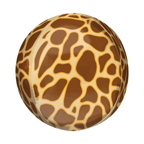 Μπαλόνι foil Orbz Giraffe καμηλοπάρδαλη 38εκ x 40εκ