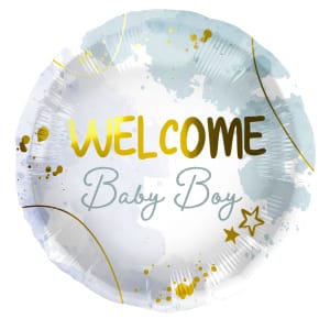 Μπαλόνι Foil 18″ Welcome Baby Boy 45εκ