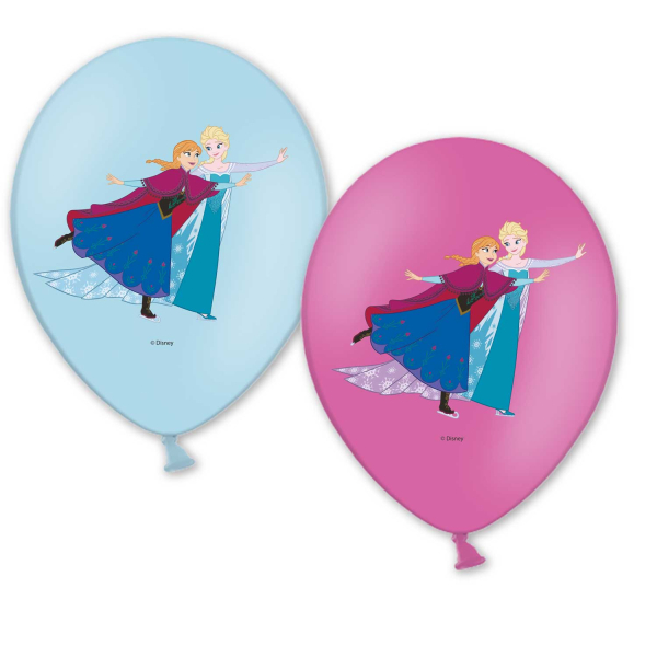 Μπαλόνια Latex 11'' "Frozen" Διάφορα χρώματα - Συσκ. 6 τμχ