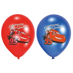 Μπαλόνια Latex 11'' "Cars" Διάφορα χρώματα - Συσκ. 6 τμχ