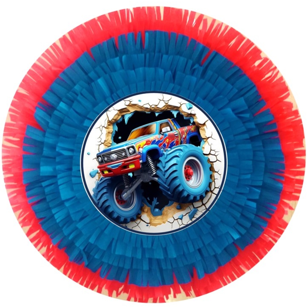 Πινιάτα Χειροποίητη Hot Wheels Τύμπανο