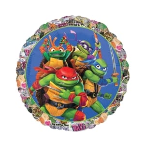 Μπαλόνι Foil 17" Στρογγυλό Teenage Mutant Ninja Turtles - Χελωνονιντζάκια