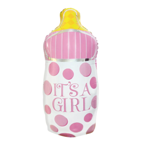 Μπαλόνι foil Μπιμπερό Its A Girl 44 X 82εκ Ύψος