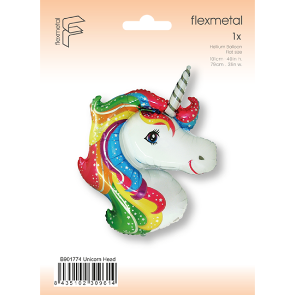 Μπαλόνι Foil Μονόκερος Unicorn 40'' / 101εκ. - Image 2