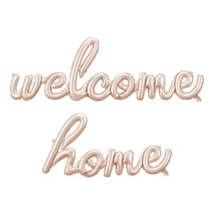 Μπαλόνι Foil Γράμματα Welcome Home  μπεζ 335x71 εκ.