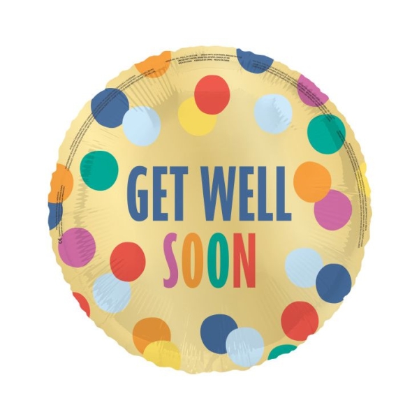 Μπαλόνι Foil 18" Get Well Soon / 46 εκ.