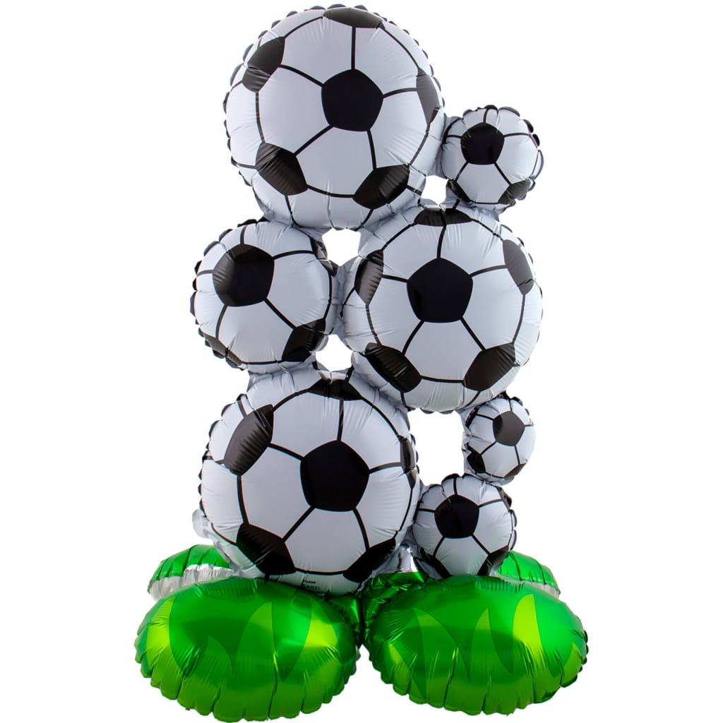 Μπαλόνι Foil με βάση Footballs - Ποδοσφαιρικές μπάλες / 53 x 77 εκ.