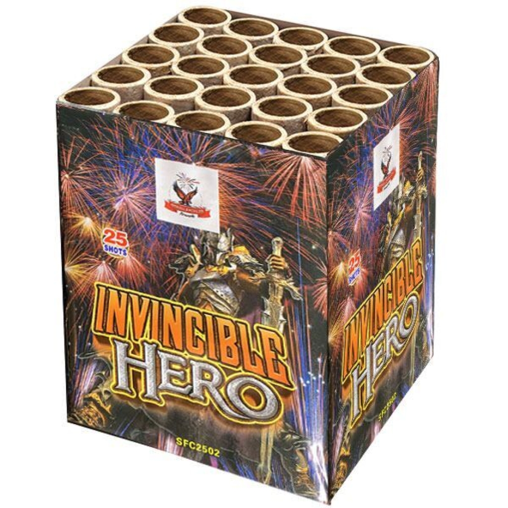 Πυροτεχνήματα 25 βολών Invincible Hero