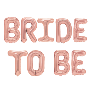 Μπαλόνι Foil γράμματα "Bride to Be"  Rose Gold 40 εκ.