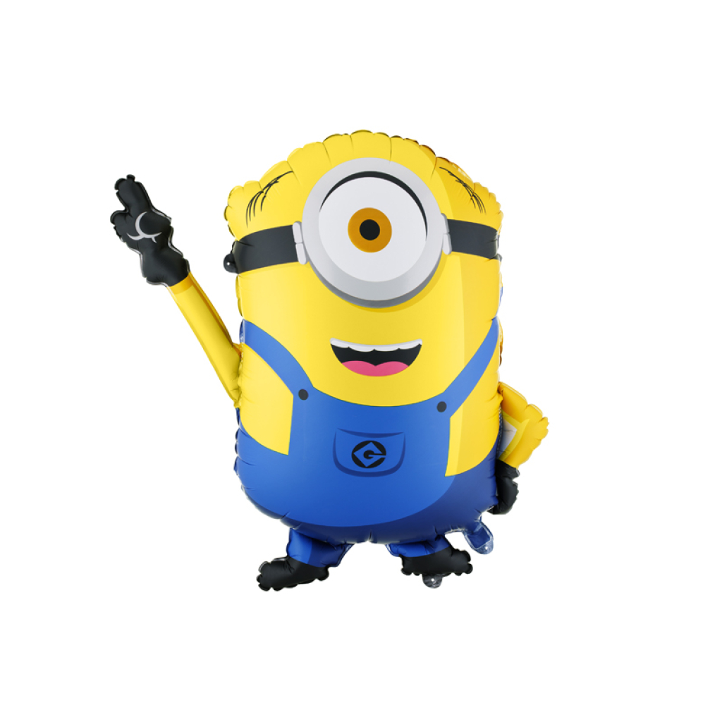 Μπαλόνι Foil Minion Mel 72x64cm (Μπλε-Κίτρινο)